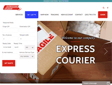 Tablet Screenshot of expresswaycourier.com